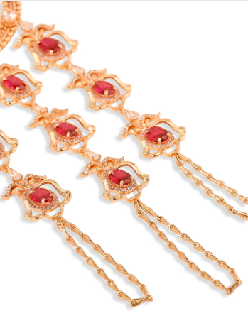 Fuchsia Grace Fall Hand Harness