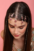 Fuchsia Fall Head Chain