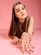 Fuchsia Grace Fall Hand Harness