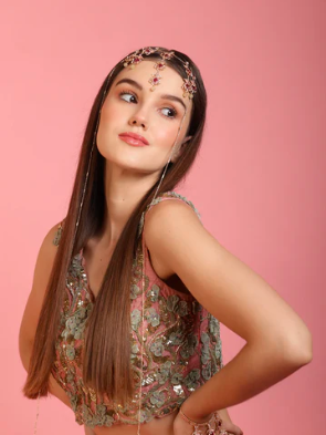 Fuchsia Fall Head Chain