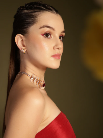 Crystallised Buzzing Bee Front & Back Earring